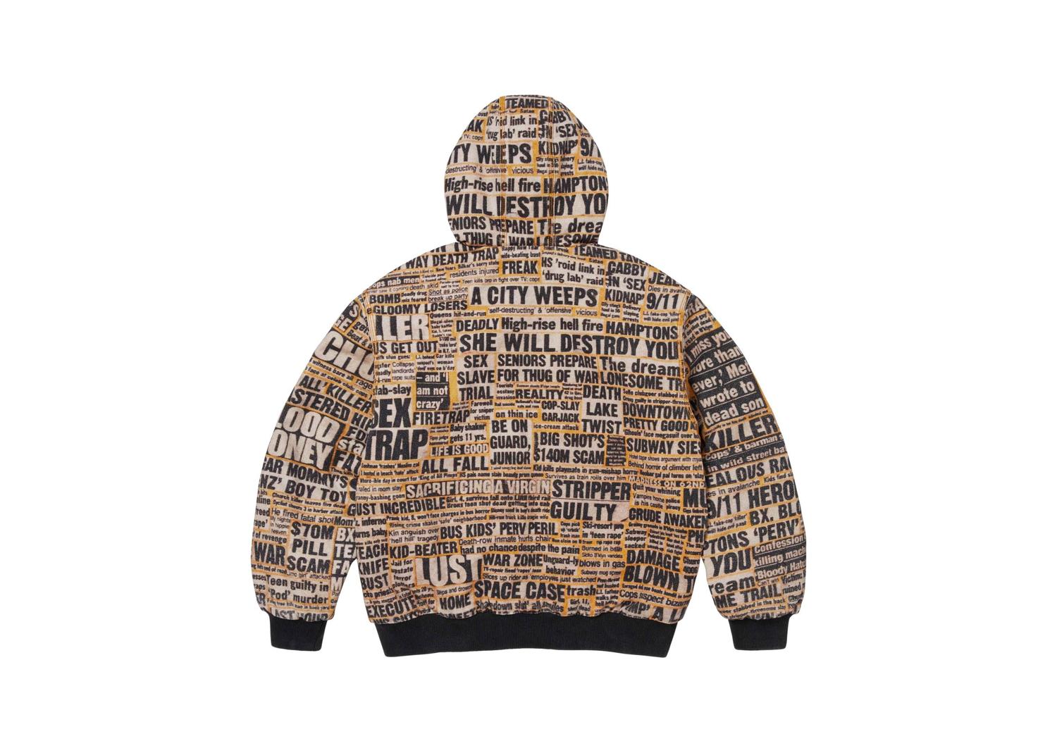 Supreme-Dash-Snow-Hooded-Work- 