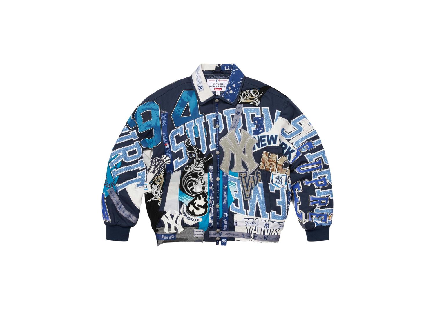 Supreme Jeff Hamilton New York Yankees Varsity Jacket Multicolor