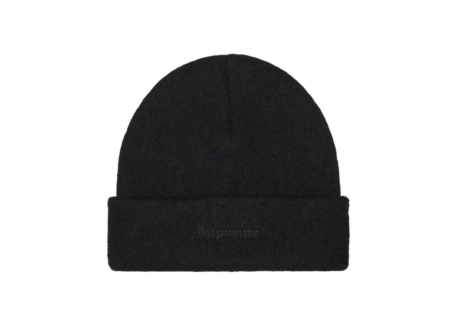 Supreme Mohair Beanie Black