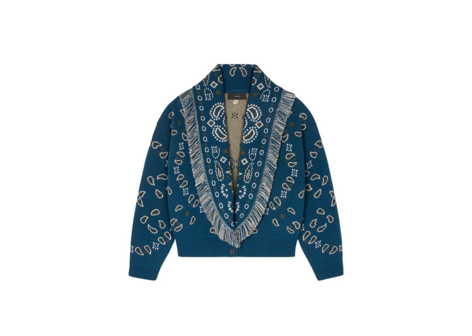Alanui Bandana Jacquard Cardi Bomber Arbour-Multicolor