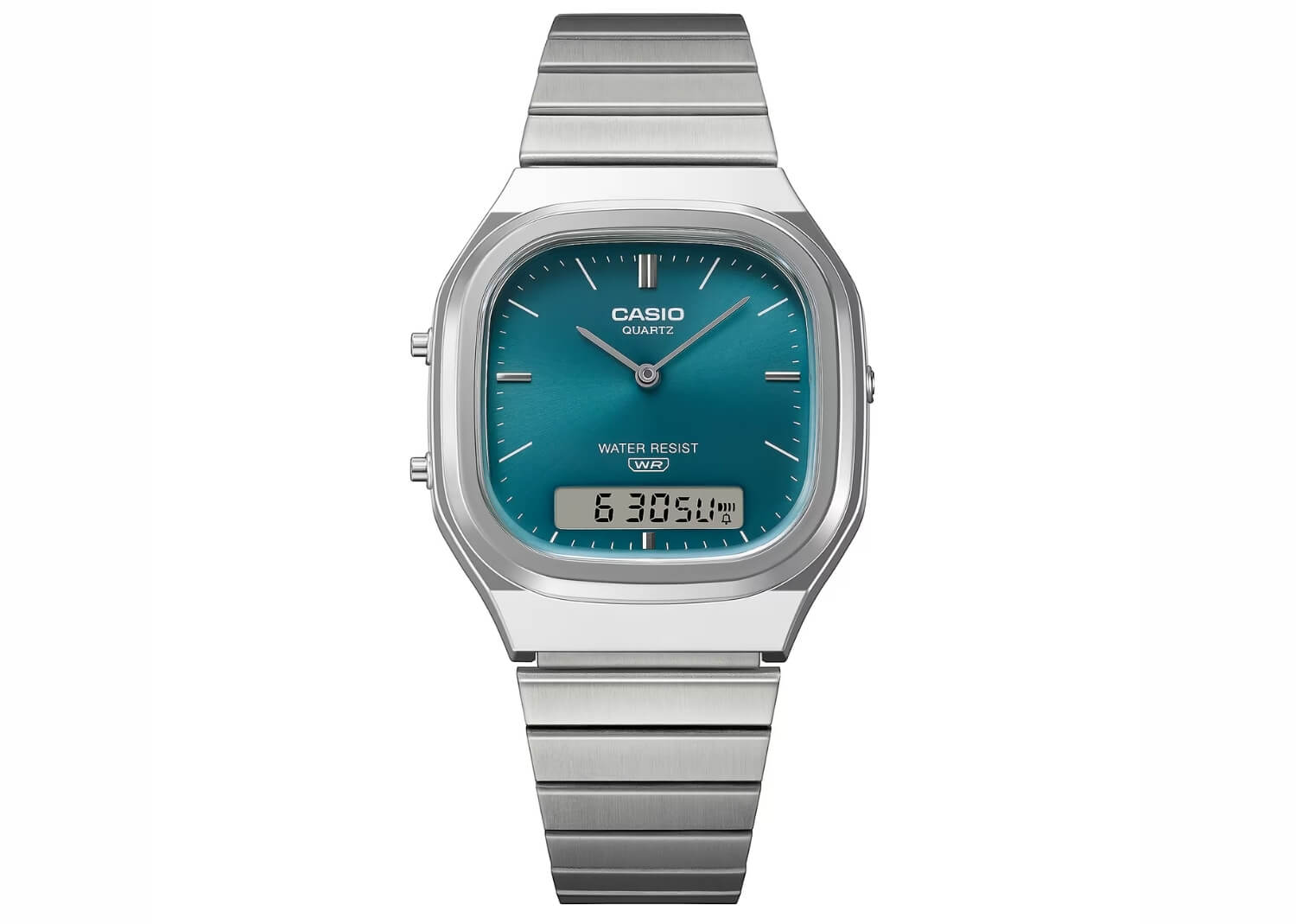 Casio AQ240E-3A Blue-Green Dial Analog-Digital Watch
