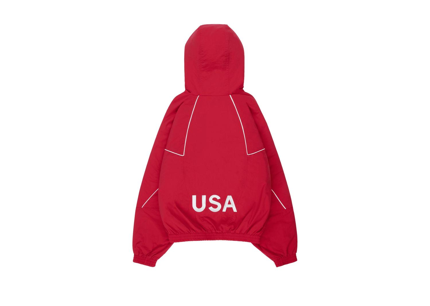 NAHMIAS x Marty Supreme A24 Classic Warm Up Jacket Dark Red