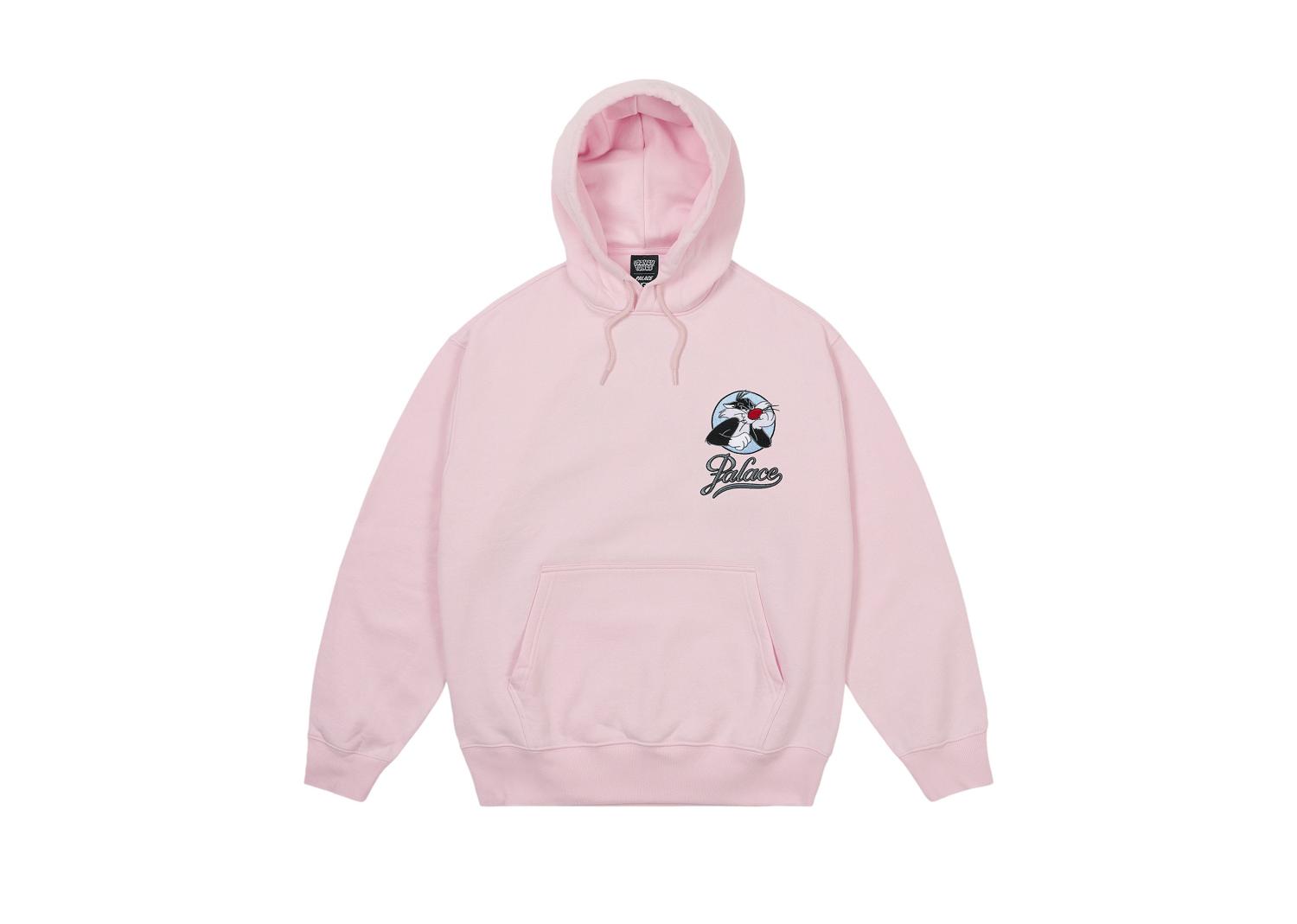 Palace x UGG Looney Tunes Hoodie Pink