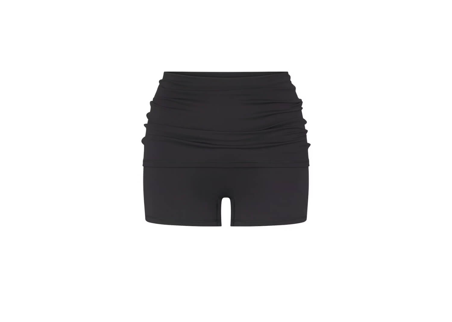 SKIMS NikeSKIMS Matte 3 Inch Foldover Short Obsidian