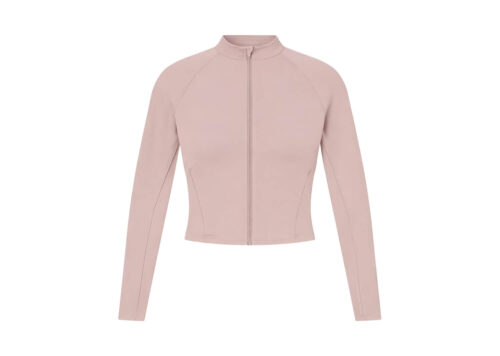 SKIMS NikeSKIMS Matte Mock Neck Full Zip Jacket Himalayan