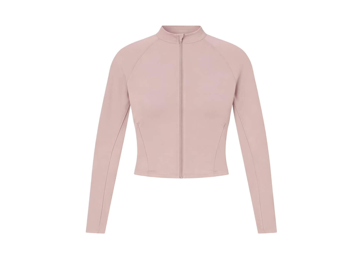 SKIMS NikeSKIMS Matte Mock Neck Full Zip Jacket Himalayan