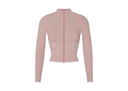 SKIMS NikeSKIMS Ribbed Seamless Zip Up Crop Jacket Himalayan