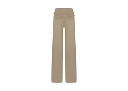 SKIMS NikeSKIMS Stretch Knit Foldover Wide Leg Pant Dune