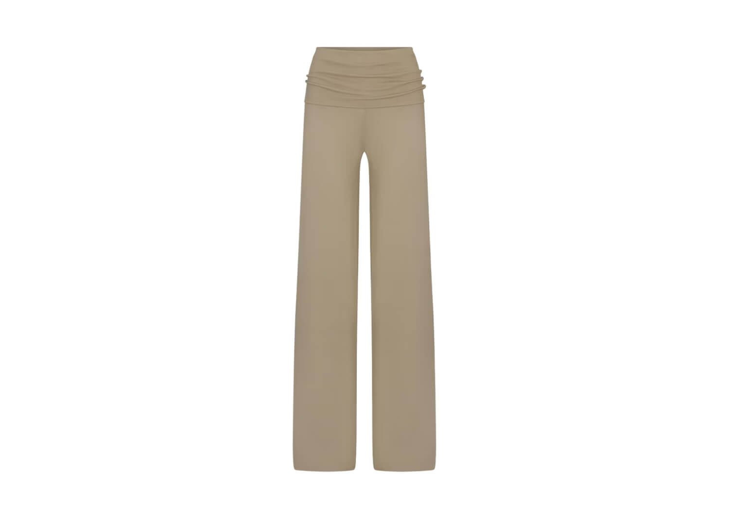 SKIMS NikeSKIMS Stretch Knit Foldover Wide Leg Pant Dune