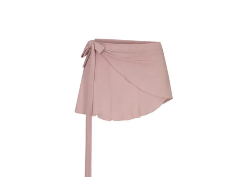 SKIMS NikeSKIMS Stretch Knit Wrap Skirt Himalayan