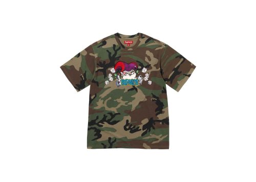 Supreme AOI Jester SS Top Woodland Camo