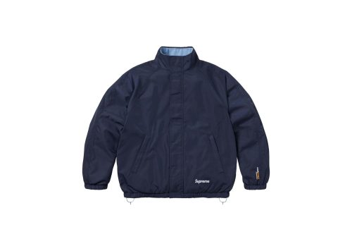 Supreme Polartec Reversible Track Jacket Navy