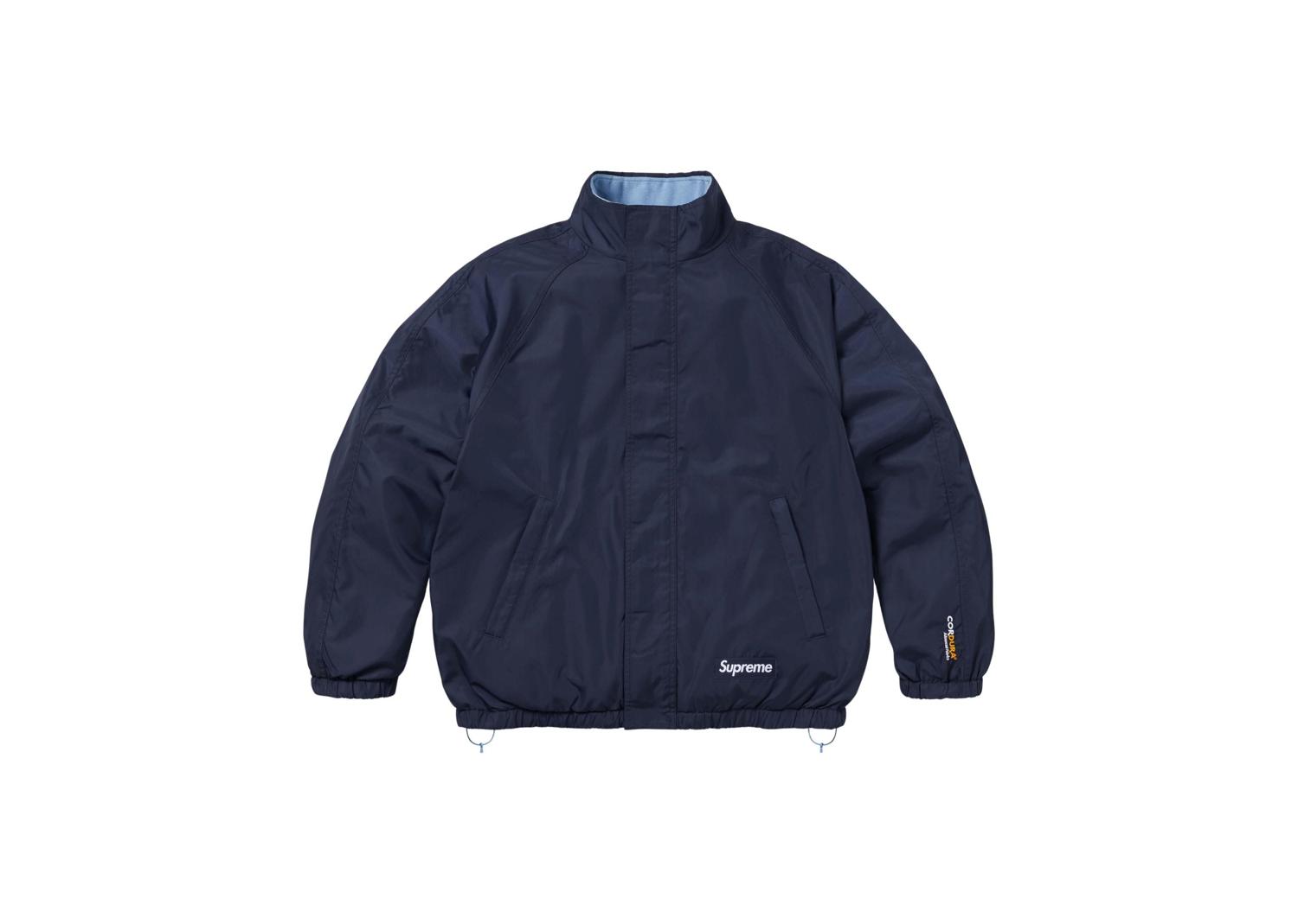Supreme Polartec Reversible Track Jacket Navy