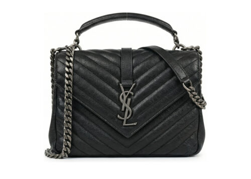 YSL Medium College Siyah Çanta