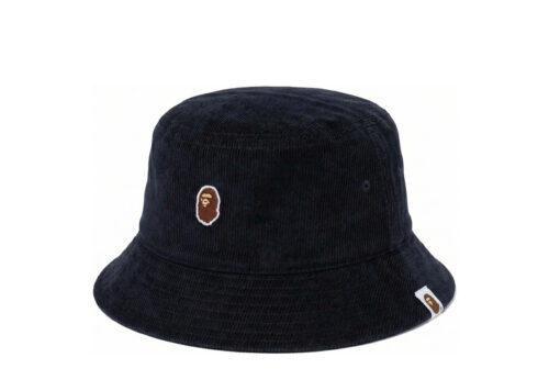 A Bathing Ape (BAPE) Head Corduroy Bucket Hat