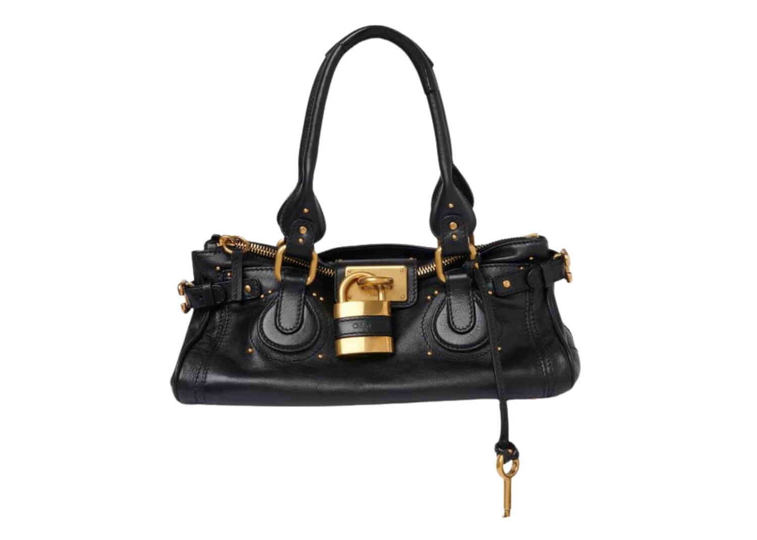 Chloé Paddington bag in grained leather Black