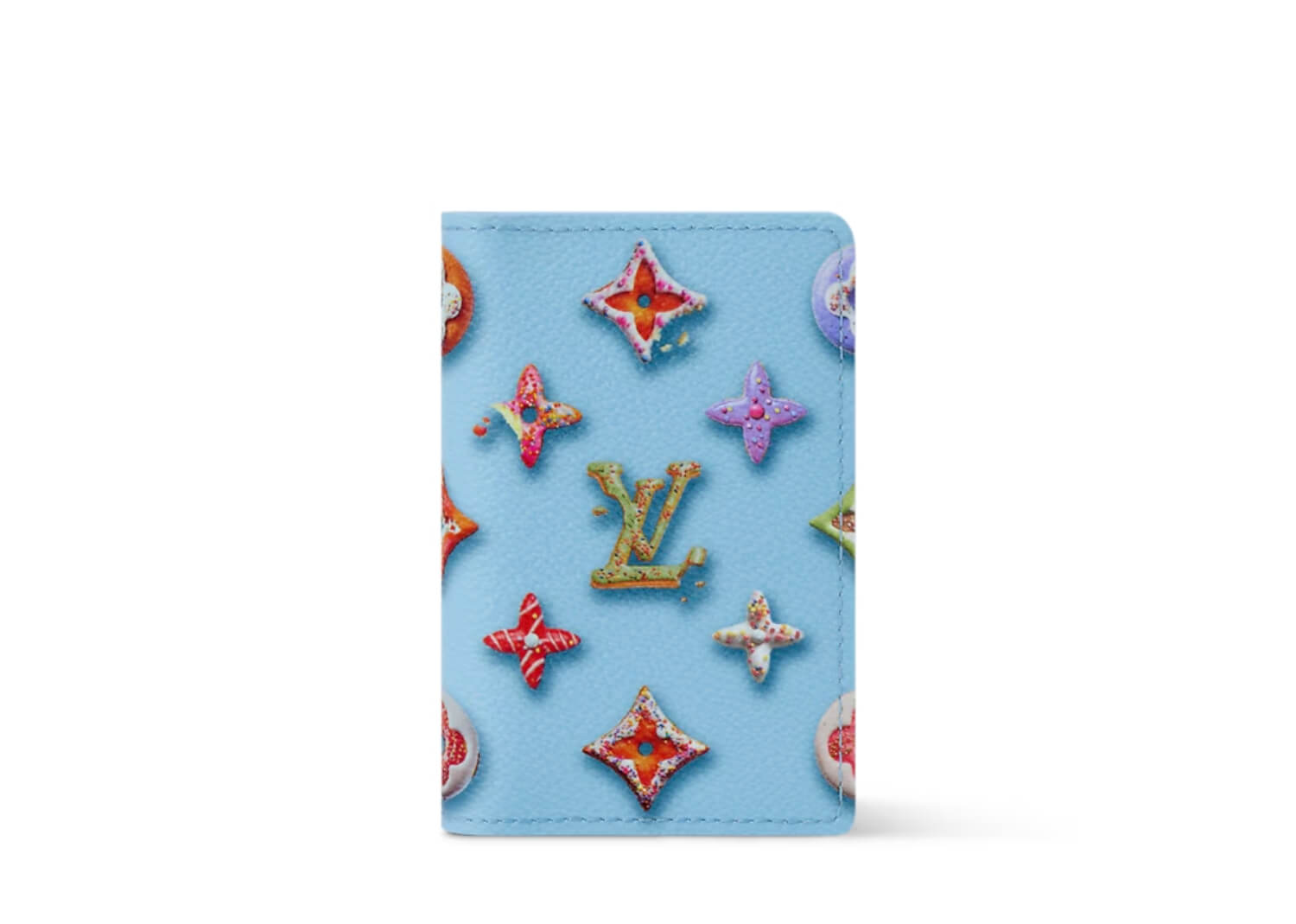 Louis Vuitton Pocket Organizer Blueberry Monogram Donuts