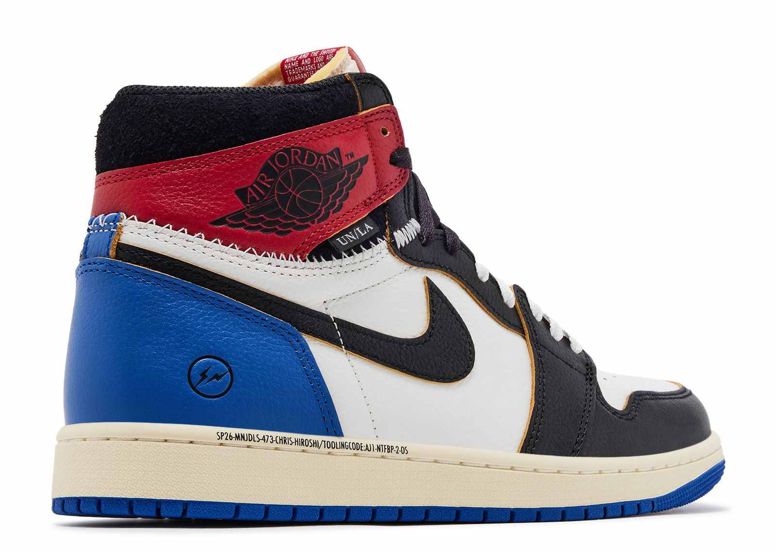 Nike Air Jordan 1 Retro High OG SP Fragment x Union LA Varsity Red