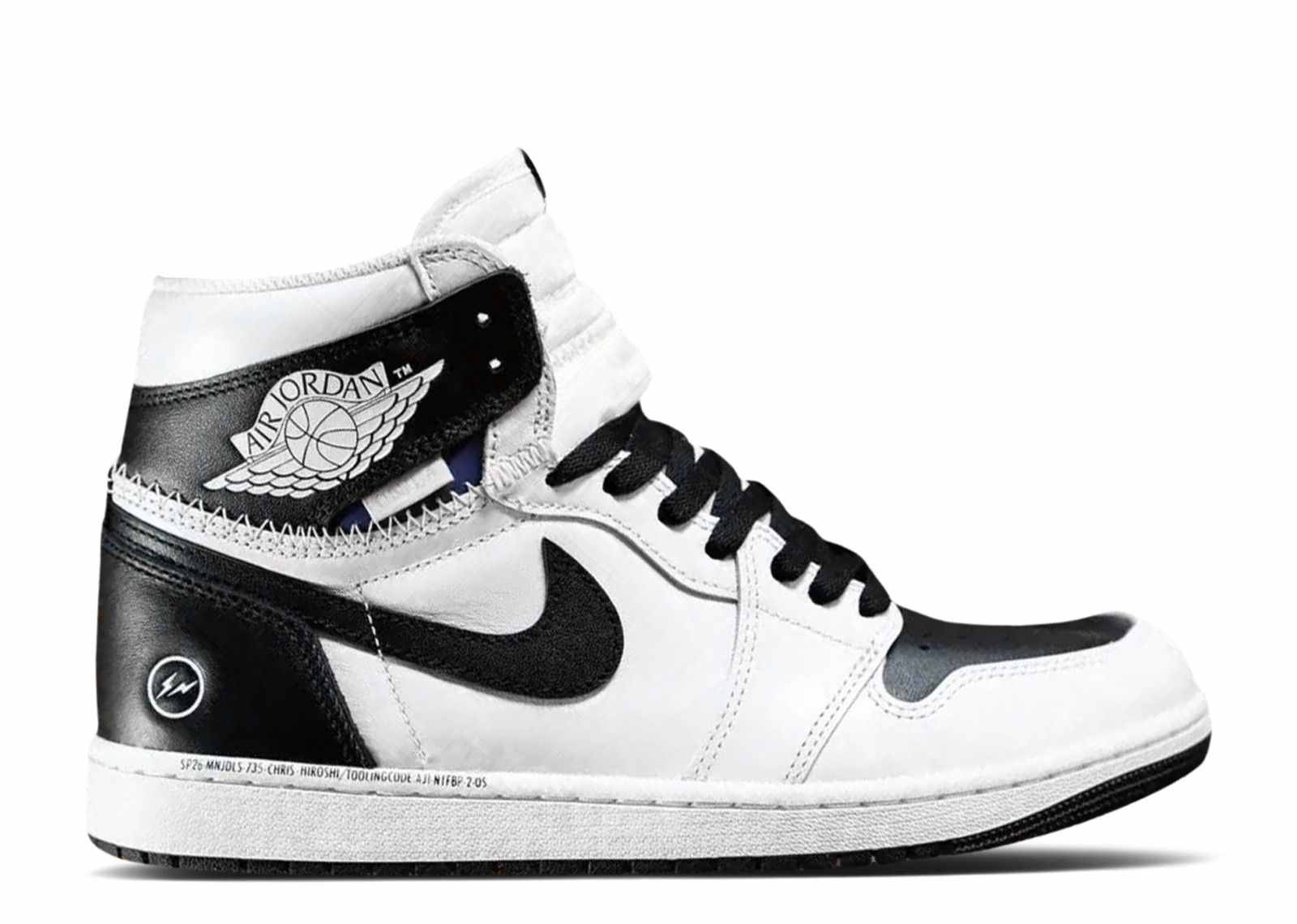 Nike Air Jordan 1 Retro High OG SP Fragment x Union LA White Black