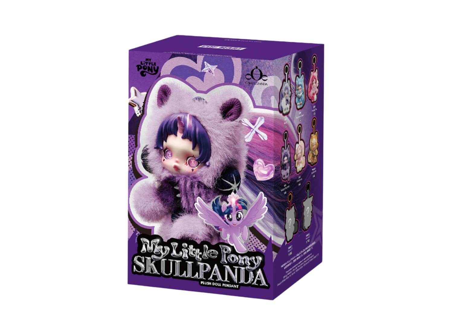 POP MART SKULLPANDA × My Little Pony Series Plush Doll Pendant