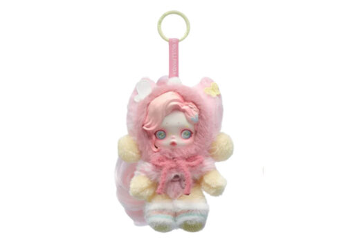 Pop Mart SKULLPANDA × My Little Pony Series Plush Doll Pendant Fluttershy