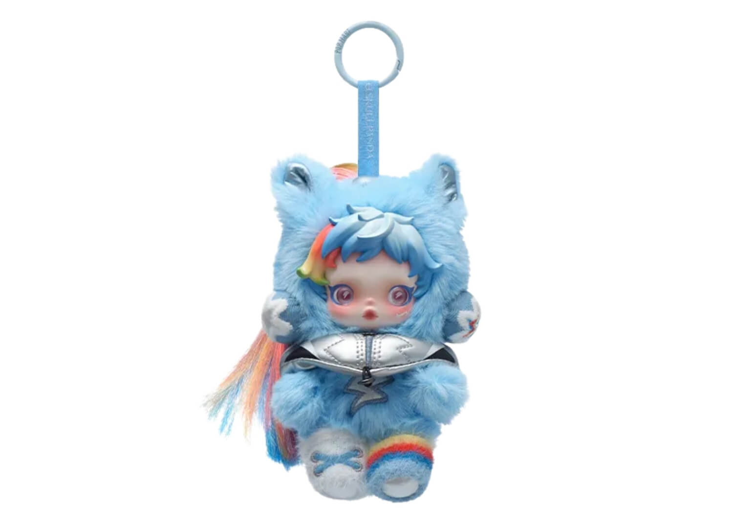 Pop Mart SKULLPANDA × My Little Pony Series Plush Doll Pendant Rainbow Dash