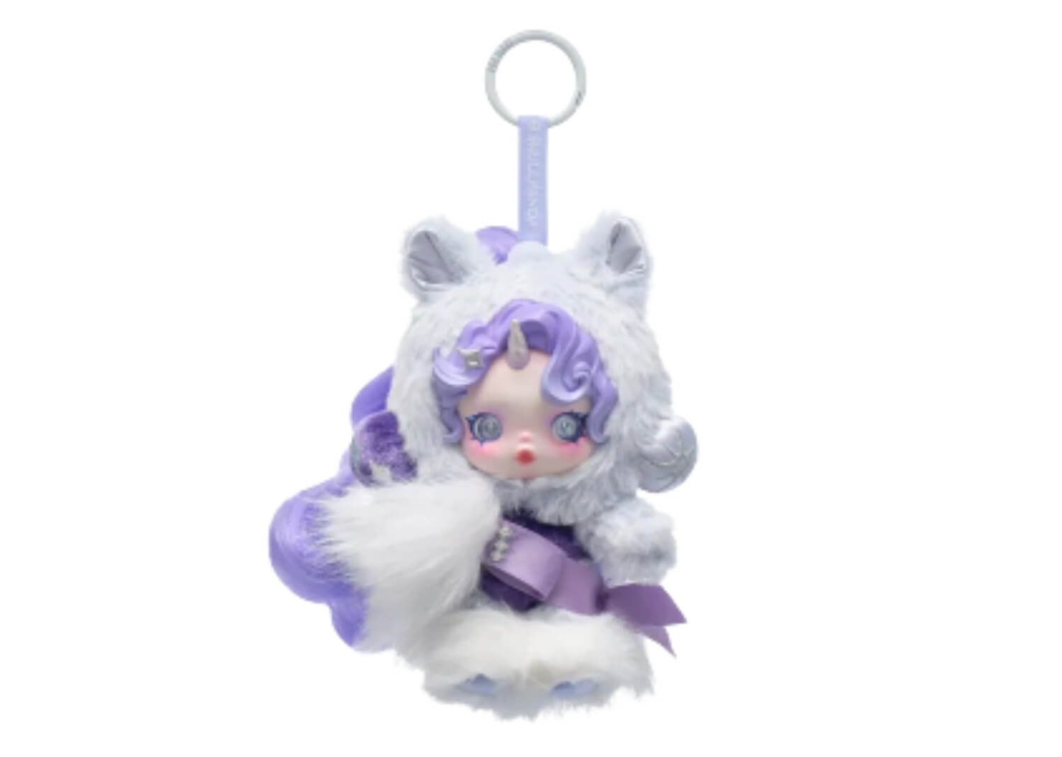Pop Mart SKULLPANDA × My Little Pony Series Plush Doll Pendant Rarity