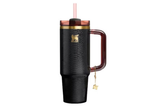 Stanley The Quencher Luxe FlowState Tumbler Black Snakeskin