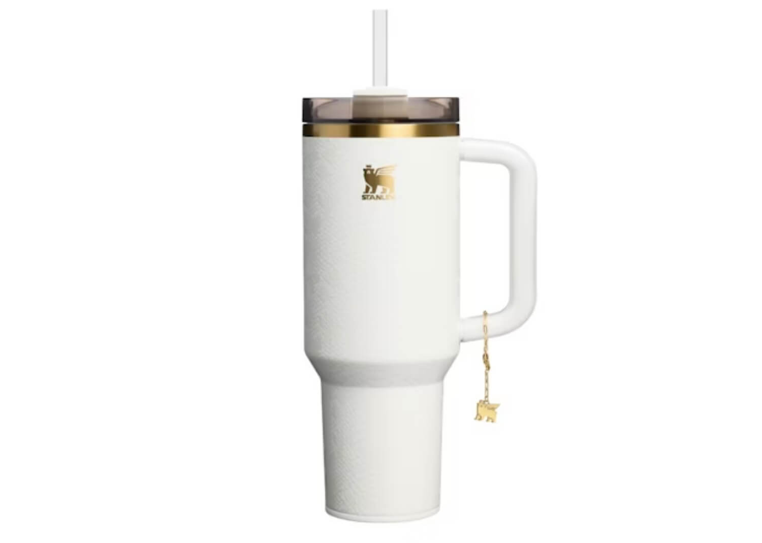 Stanley The Quencher Luxe Flowstate Tumbler Pale Stone Snakeskin