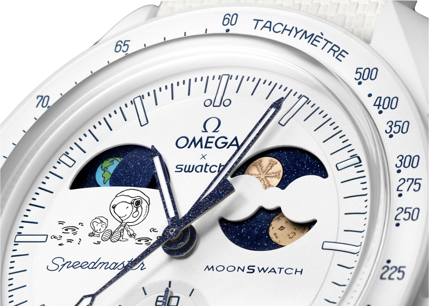 Swatch x Omega Bioceramic Mission To Earthphase Moonshine Gold