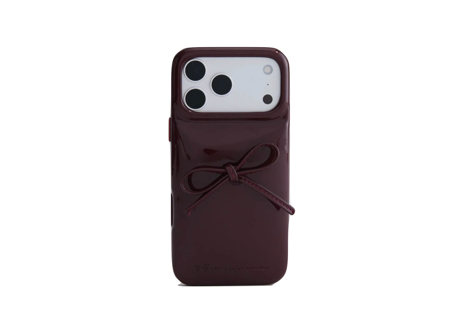 Urban Sophistication The Soap Case Delicate Bow Dark Cherry