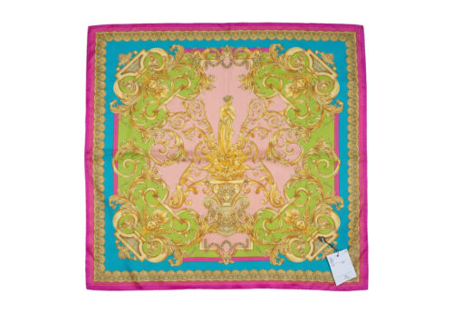 Versace Colorblocked İpek Fular