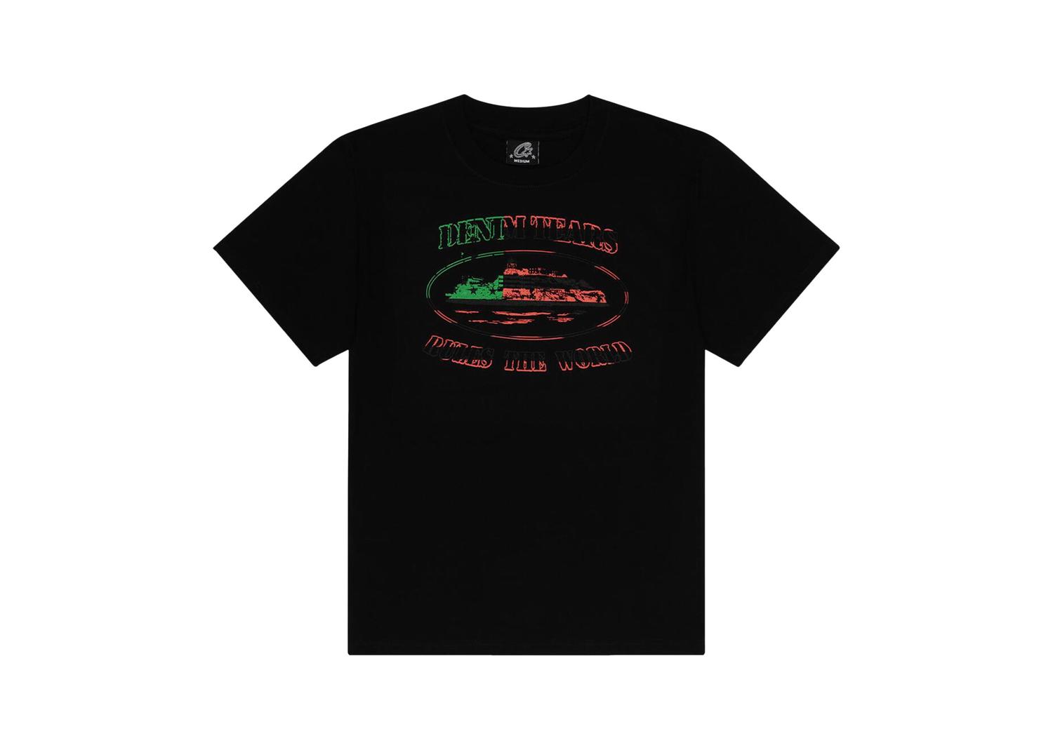 Corteiz x Denim Tears Cortears OG Alcatraz Tee Black