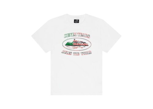 Corteiz x Denim Tears Cortears OG Alcatraz Tee White