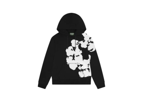 Denim Tears Big Cotton Wreath Sweatshirt Black