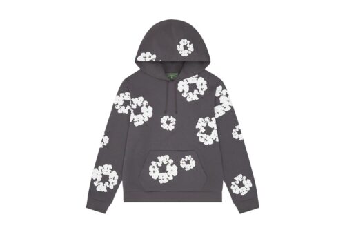 Denim Tears Cotton Wreath Hoodie Charcoal