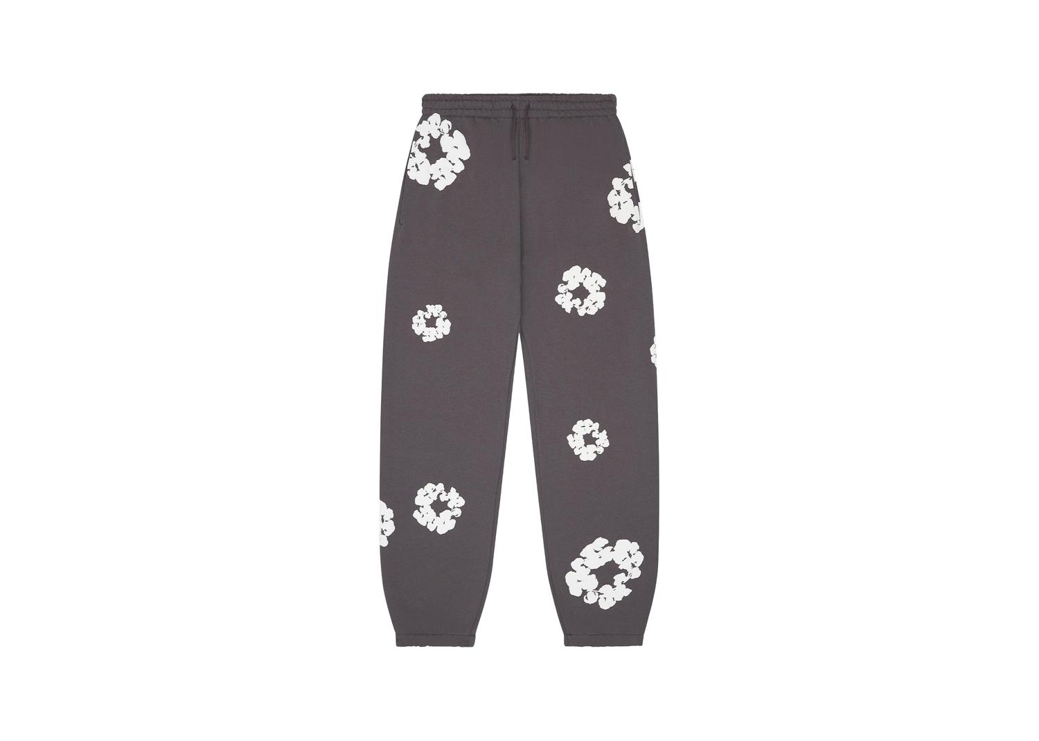 Denim Tears Cotton Wreath Sweatpants Charcoal