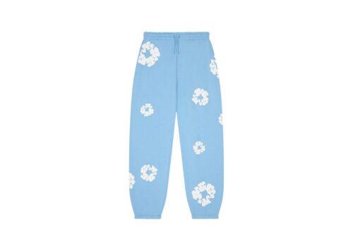 Denim Tears Cotton Wreath Sweatpants Light Blue