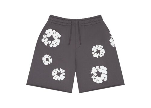 Denim Tears Cotton Wreath Sweatshorts Charcoal