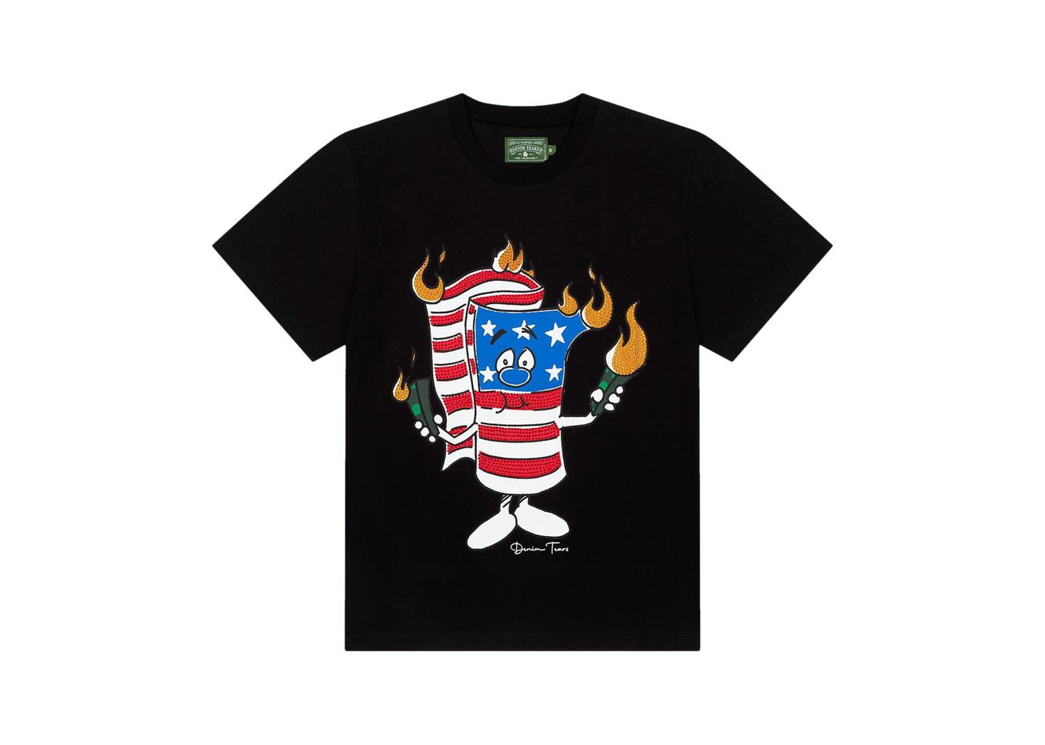 Denim Tears Firecracker Tee Black