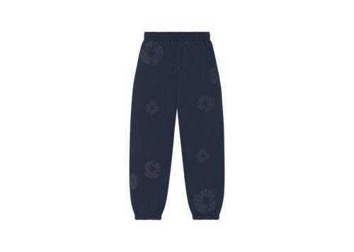 Denim Tears Mono Cotton Wreath Sweatpants Navy