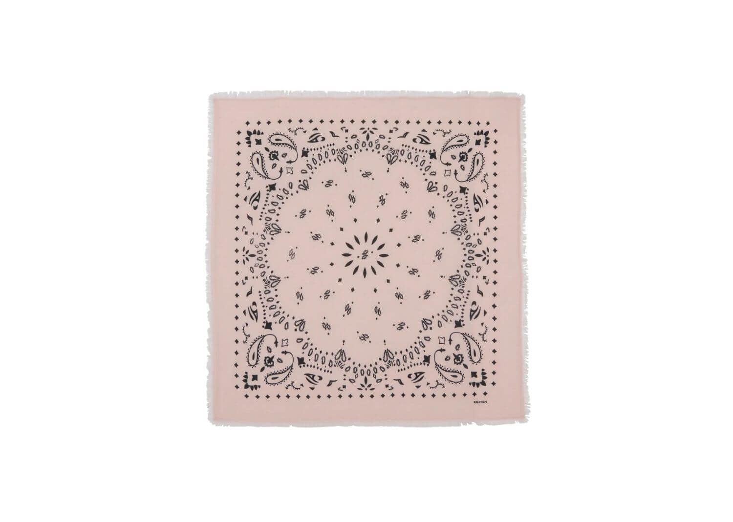 Kujten Large Bandana Hachiko skin Large Printed Cashmere Bandana