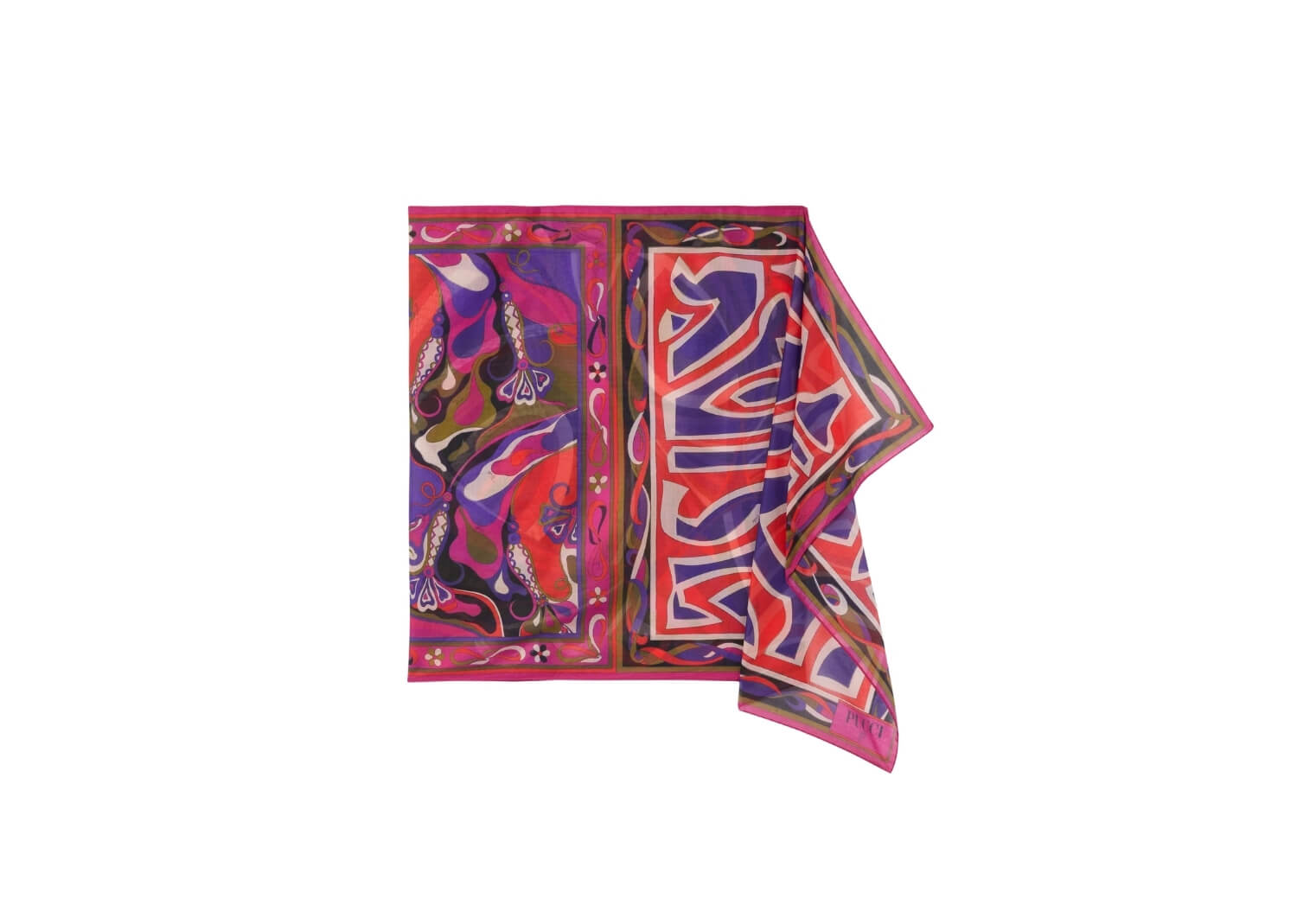 PUCCI Sarong with Mixed Prints Multicolor Product description