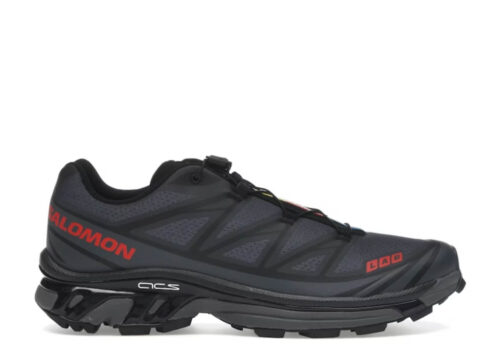 Salomon XT-6 JJJJound Black Fiery Red