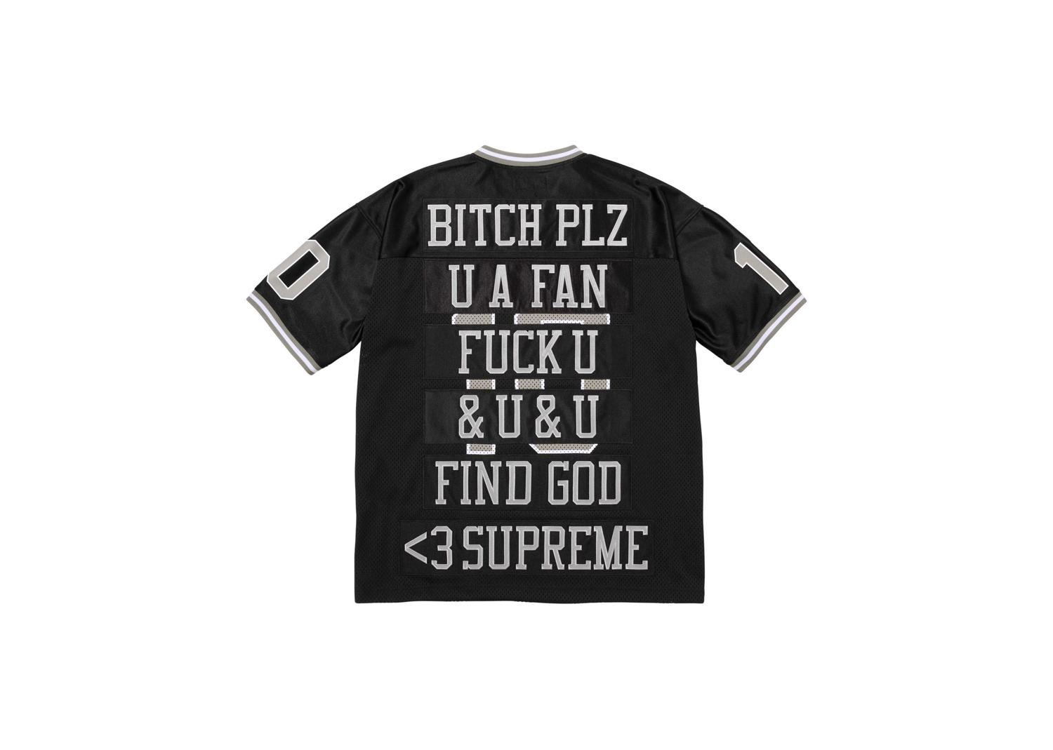Supreme Find God Football Jersey Black | SS26KN25-BLACK | sutore