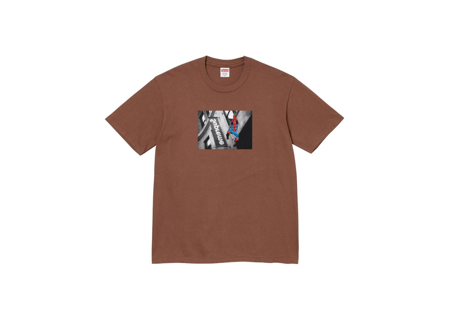 Supreme Spider-Man Tee Brown
