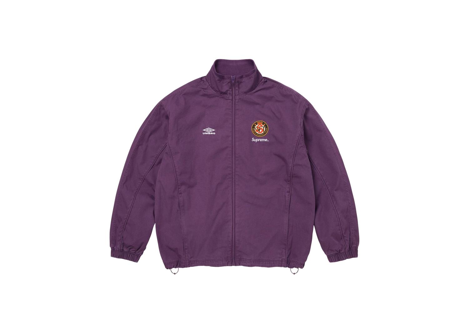 Supreme Umbro Cotton Ripstop Track Jacket Plum