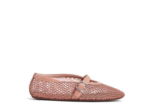 ALAÏA Ballet Flats Fishnet Blush - BLUSH - 1