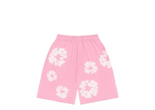Denim Tears The Cotton Wreath Shorts Pink - Pink - 1