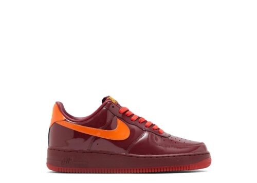 Nike Air Force 1 Low Patent Leather Dark Team Red Safety Orange - Dark Team Red/University Gold/Safety Orange/Challenge Red - 1